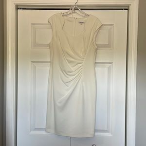 Calvin Klein size 10 white dress